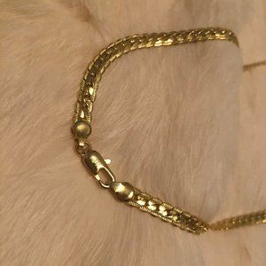 Rare 6mm Cuban 18GP Stamped Chain